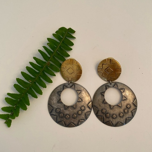Vintage Southwestern Drop Earrings. Beautiful Condition! - Picture 1 of 9